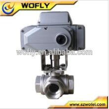 16bar 24vdc electric stainless steel 304 2-way control valve with actuator